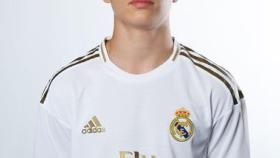 Elyaz, jugador del Cadete B del Real Madrid