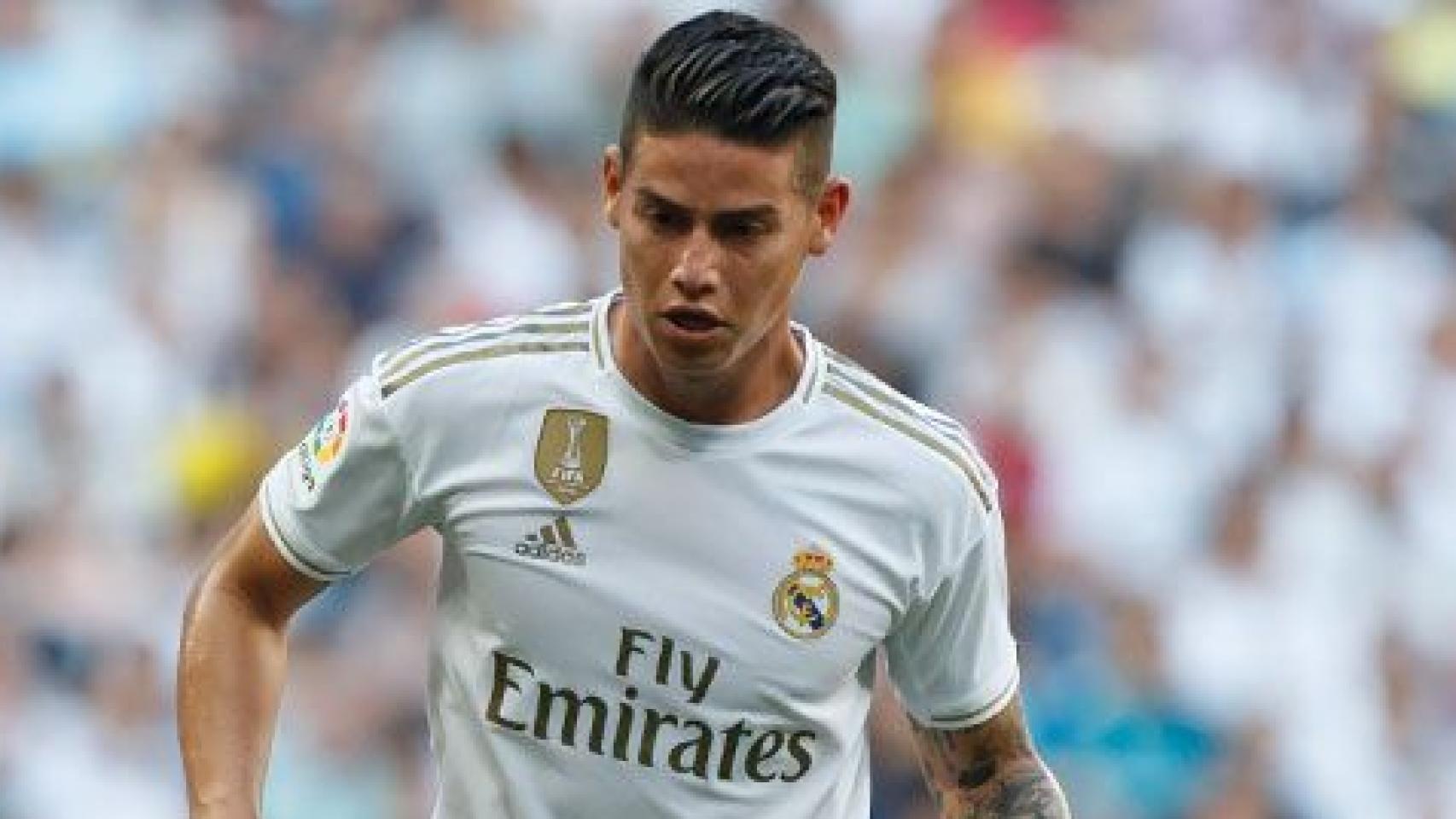 James, con el Real Madrid