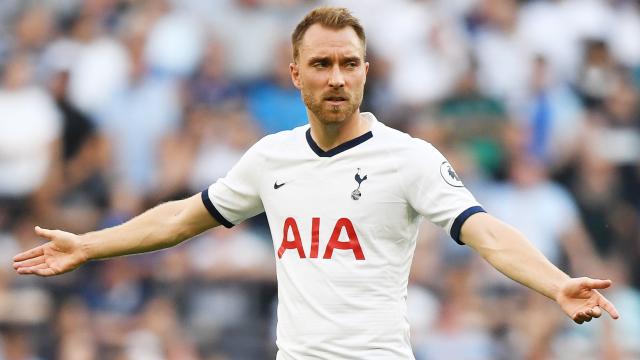 Eriksen, con el Tottenham