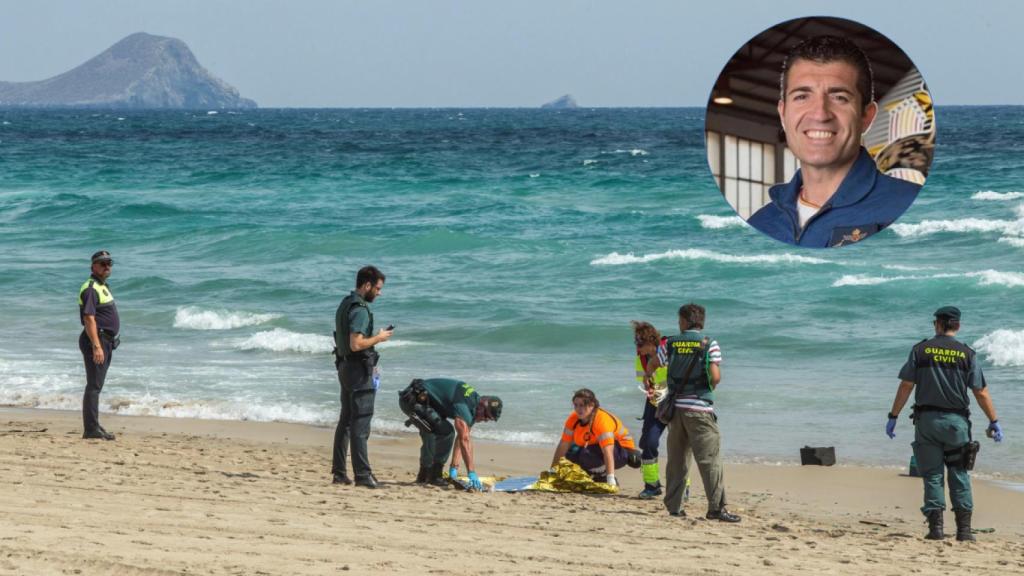 El comandante Marín perdió la vida al estrellar su avión en La Manga.