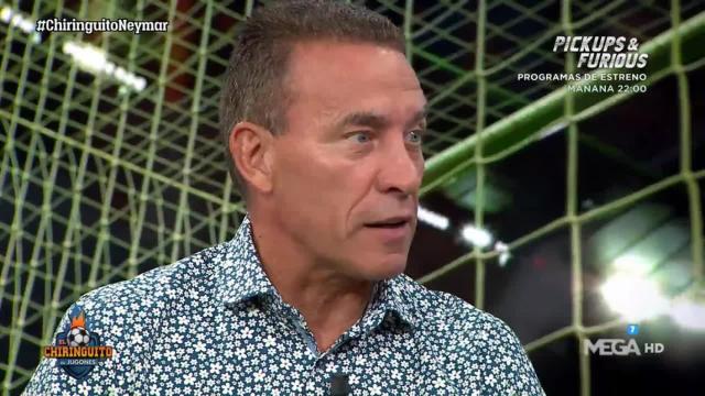 Paco Buyo en El Chiringuito. Foto: Twitter (@elchiringuitotv)