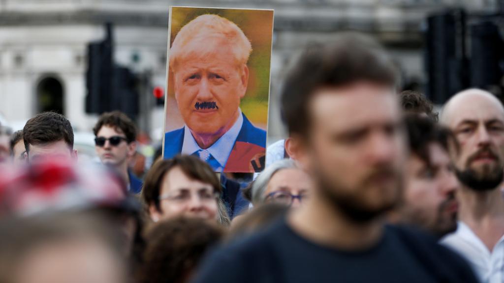Manifestaciones contra Boris Johnson en Londres