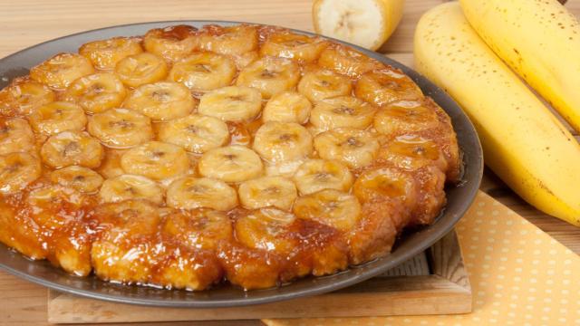 Tarta Tatin de plátano, receta de postre fácil y barato