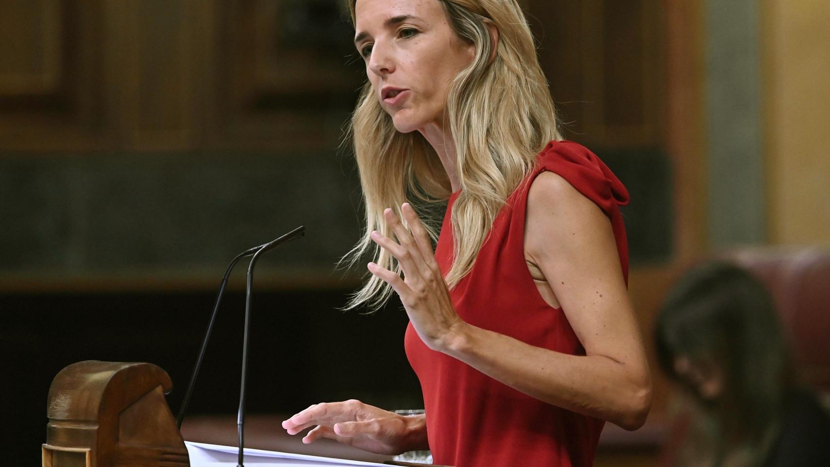 Cayetana Álvarez de Toledo durante su intervención.