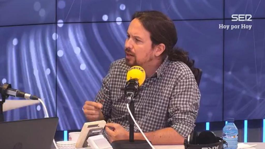 Pablo Iglesias en entrevista a la Ser.