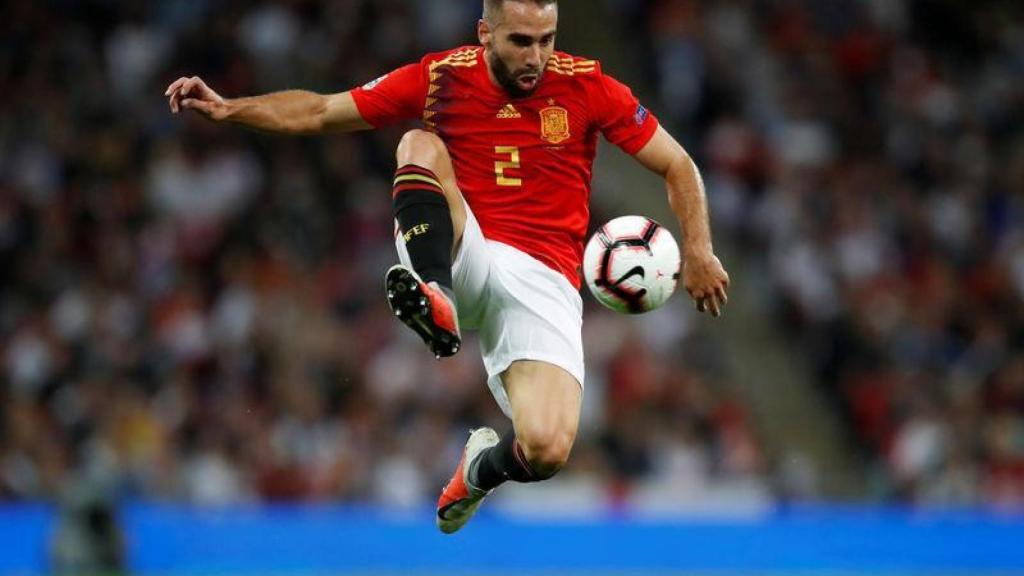 Dani Carvajal con la selección