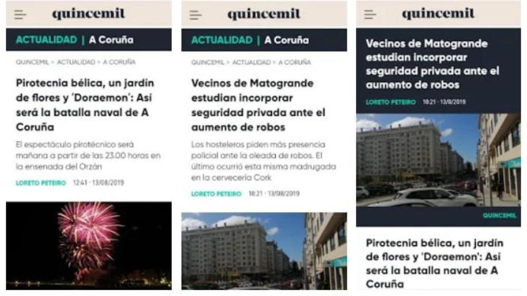 Quincemil lanza su App para Android: La actualidad de A Coruña en tu móvil