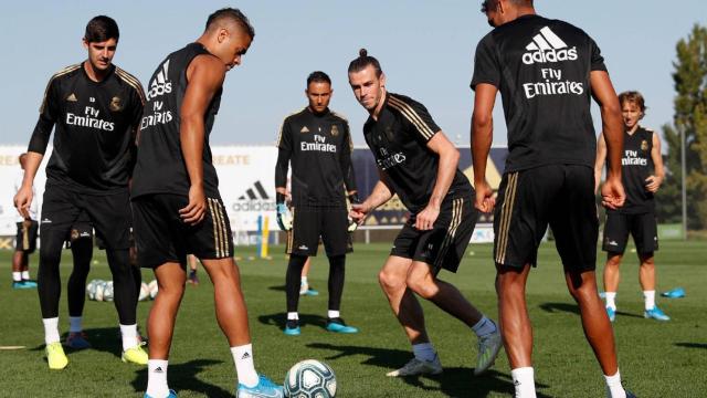 Entrenamiento del Real Madrid.