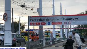 Estación de Laurent Bonnevay cerca de donde han ocurrido los hechos.