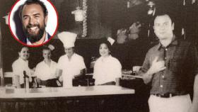 José María, en su primer 100 Montaditos del centro comercial de Islantilla, en Huelva.