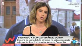 Sandra Barneda al comienzo de su último programa de 'Viva la vida'.