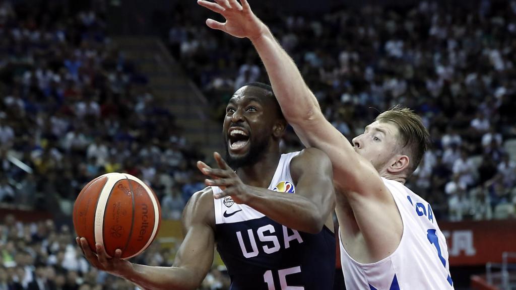 Kemba Walker, en el República Checa - Estados Unidos del Mundial de China