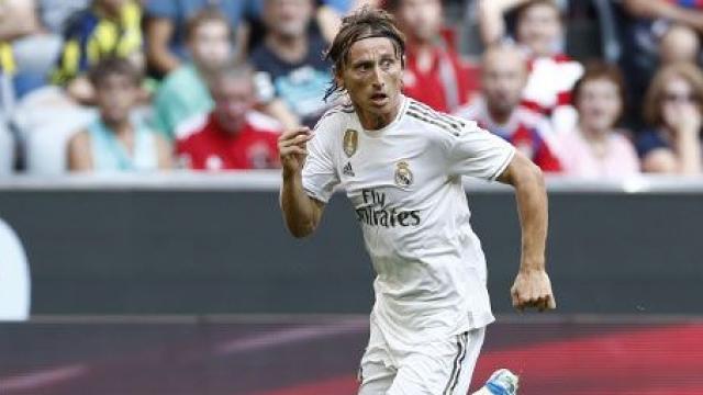 Luka Modric, con el Real Madrid