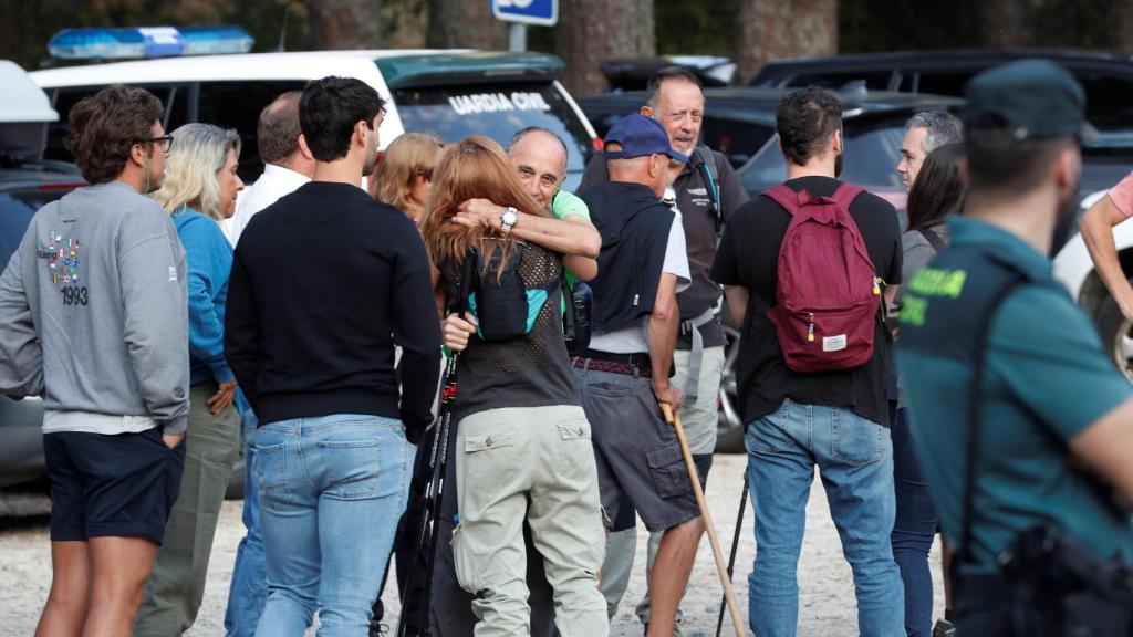 Los familiares de Blanca se trasladaron hasta el paraje de Cercedilla para encontrarla.