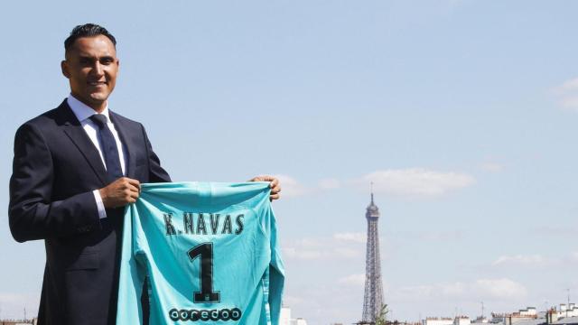 Keylor Navas, presentado con el PSG