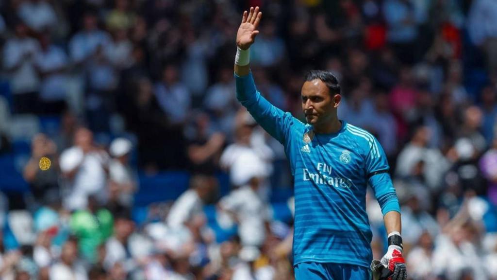 Keylor Navas con el Real Madrid