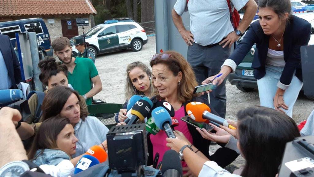 Lola Fernández Ochoa, hermana de Blanca, explica que la jornada del lunes ha sido desmoralizante.