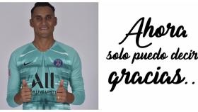 Keylor Navas se despide del Madrid y festeja su llegada al PSG : Quiero hacer historia