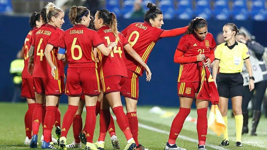 Selección femenina de fútbol.