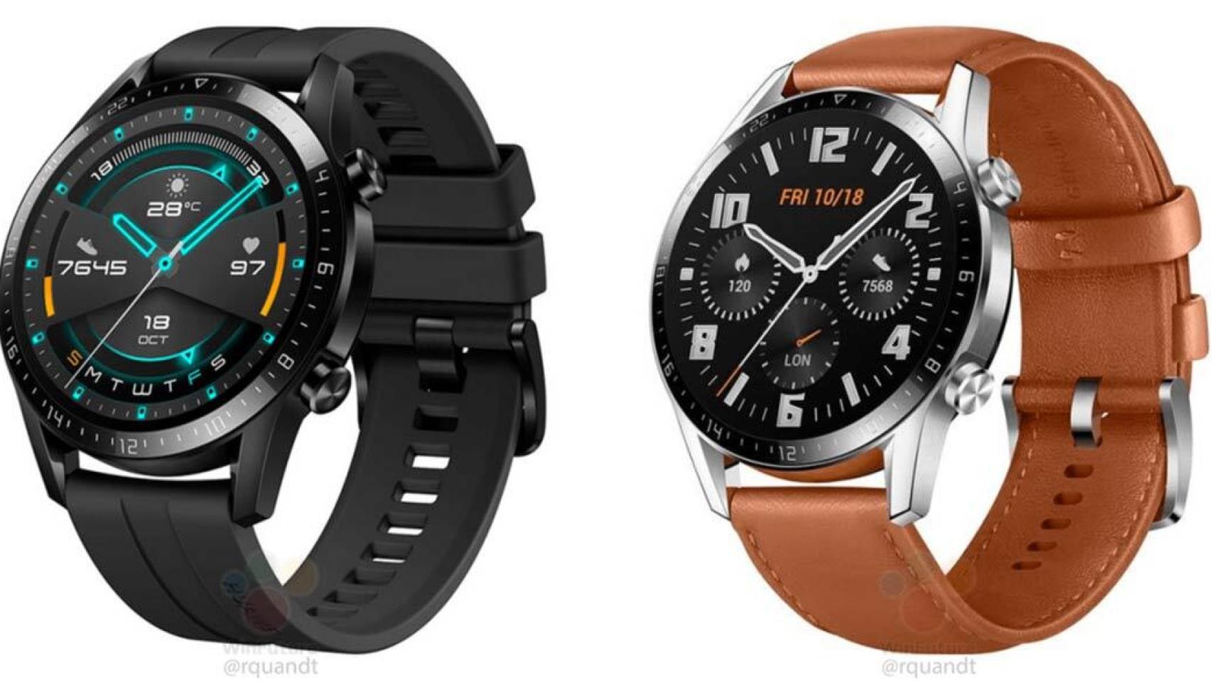 Primeras imágenes del Huawei Watch GT 2: más batería, sin Wear OS