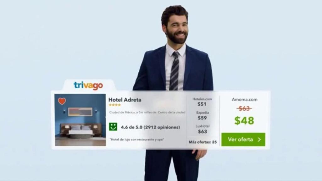 Anuncio de Trivago.