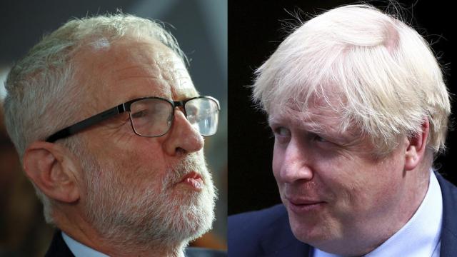 Boris Johnson y Jeremy Corbyn