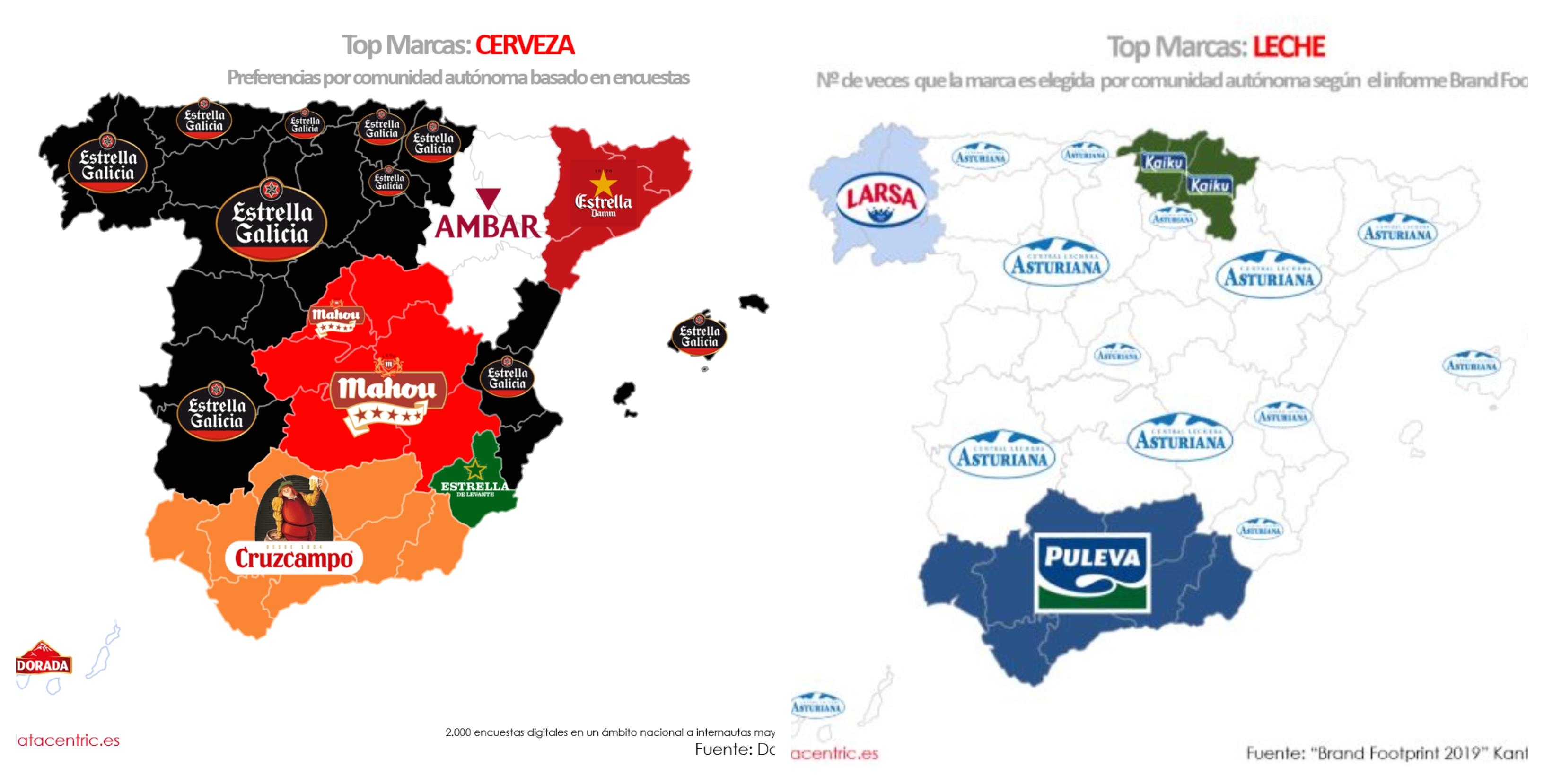 Galicia escoge lo autóctono en marcas de leche y cerveza (DataCentric)