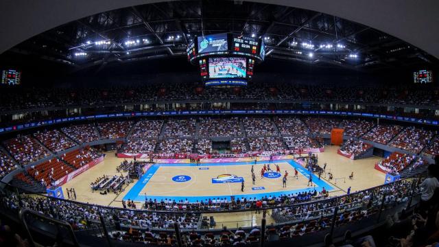 Pabellón de baloncesto en China