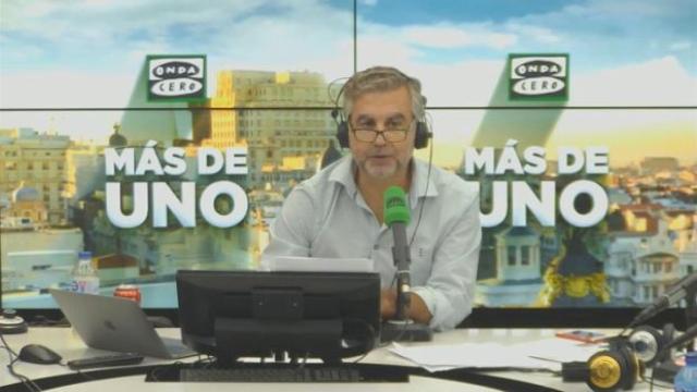 Carlos Alsina, en su programa 'Más de uno', en Onda Cero.