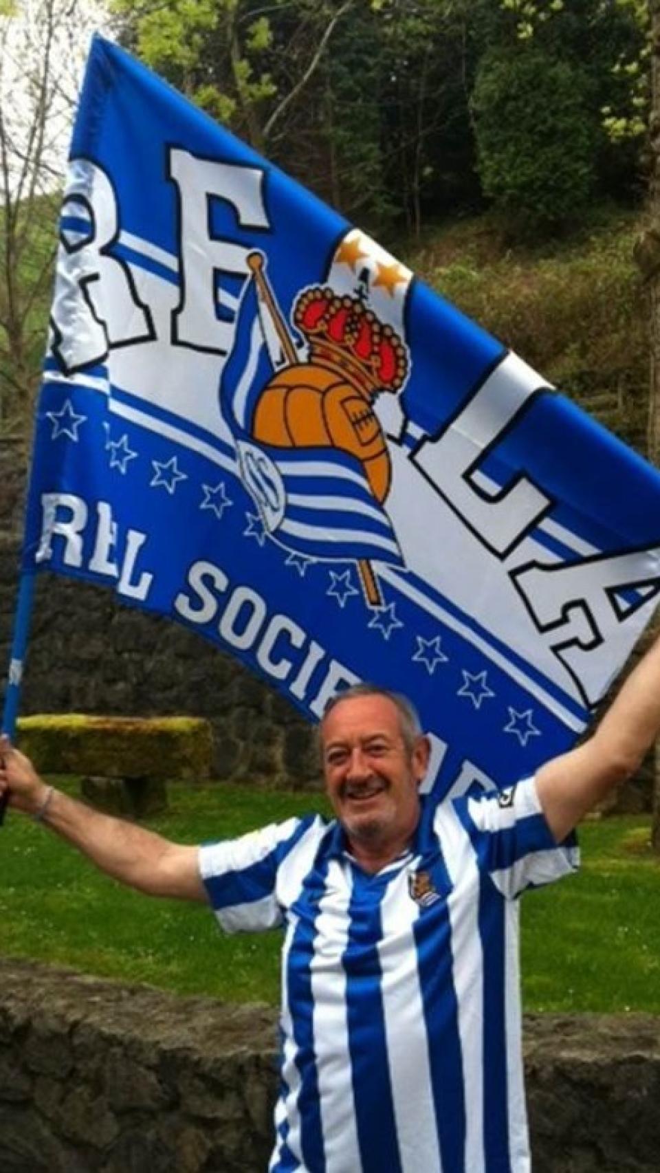 La familia Arguiñano es fiel seguidora del equipo de fútbol Real Sociedad