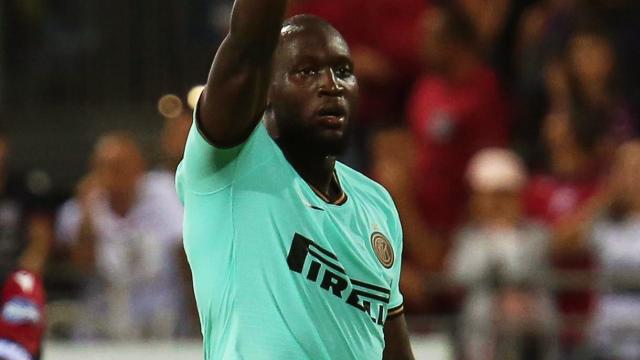 Lukaku celebra el gol ante el Cagliari