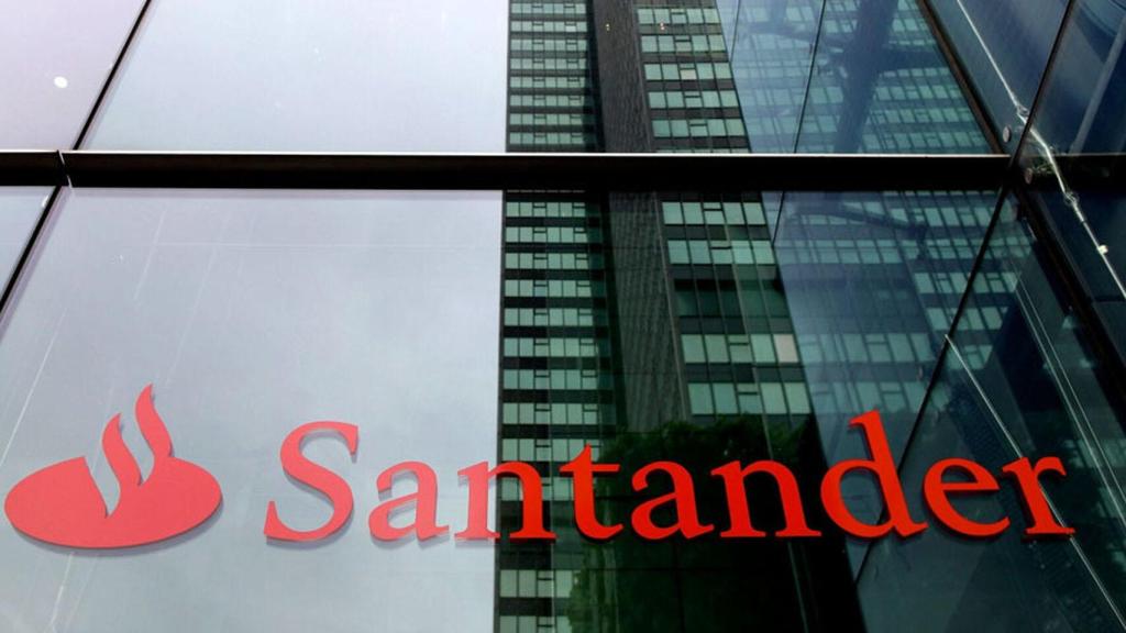 El logo del Banco Santander en una imagen de archivo.