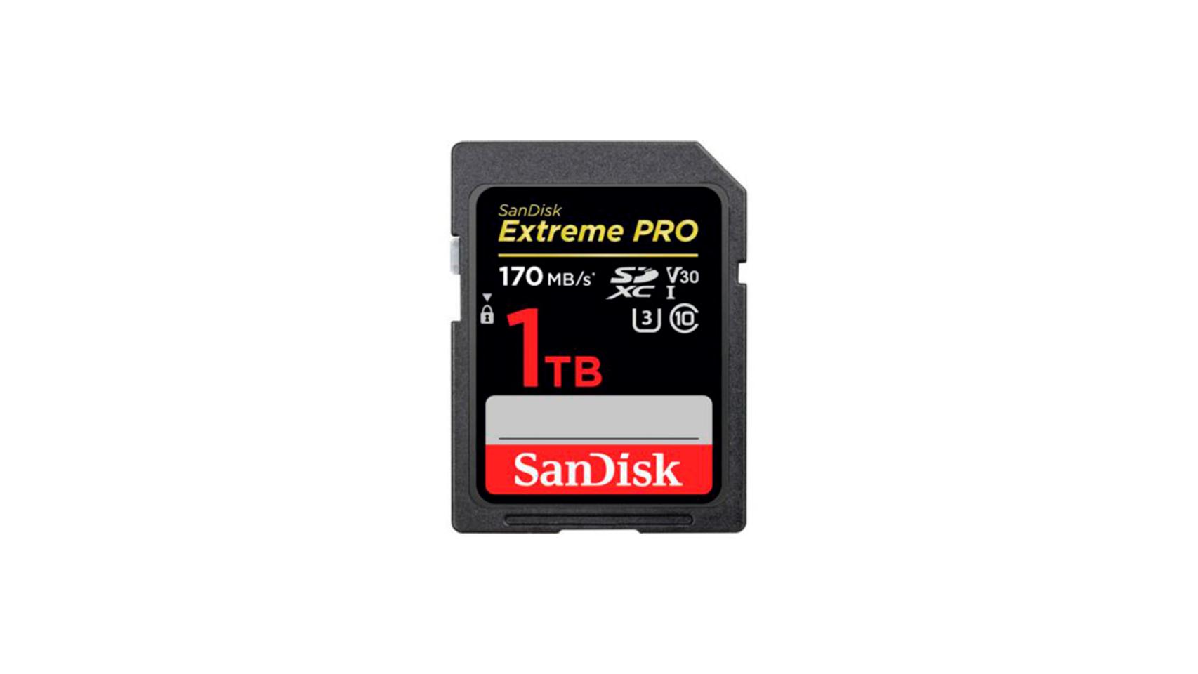 Tarjeta SD SDXC de 1 TB