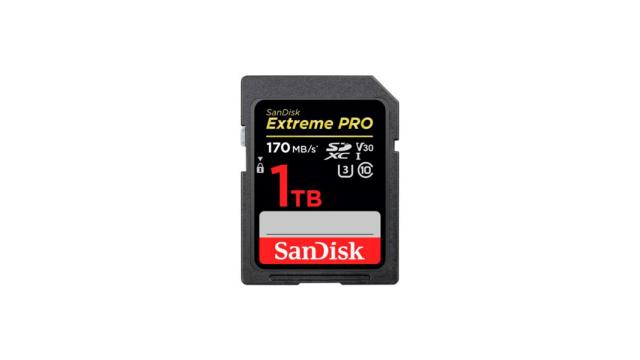 Tarjeta SD SDXC de 1 TB