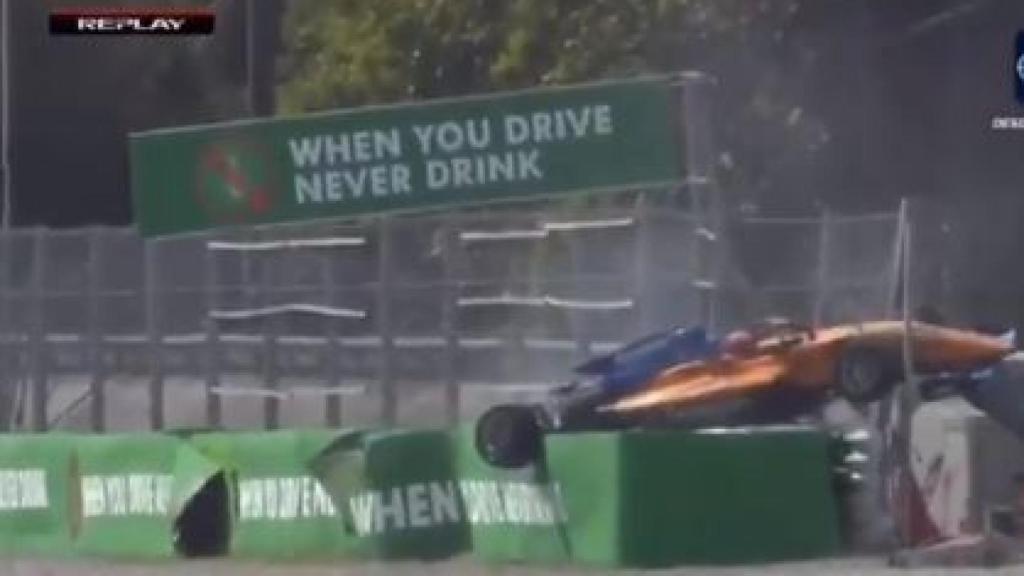 Accidente de Peroni en Monza