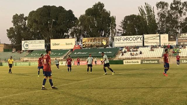 Imagen de archivo de un partido del Villarrobledo en pretemporada.