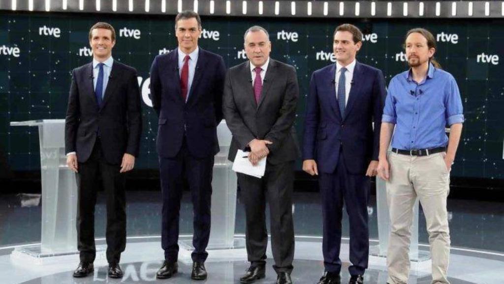 Debate electoral en TVE las pasadas elecciones