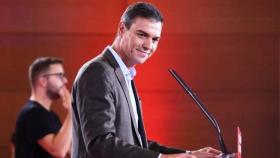 Pedro Sánchez durante su intervención este sábado en el Consejo Municipal del PSOE celebrado en Toledo