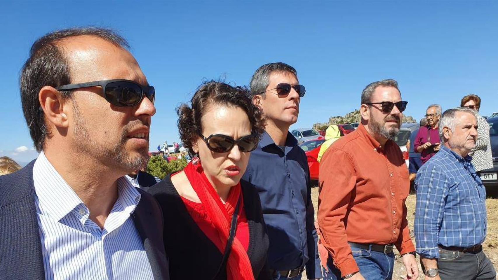 Pablo Bellido y Magdalena Valerio este sábado en la Sierra Norte de Guadalajara