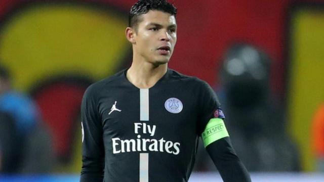 Thiago Silva, veterano central brasileño del PSG