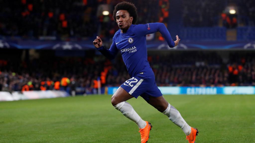 Willian, en un partido del Chelsea