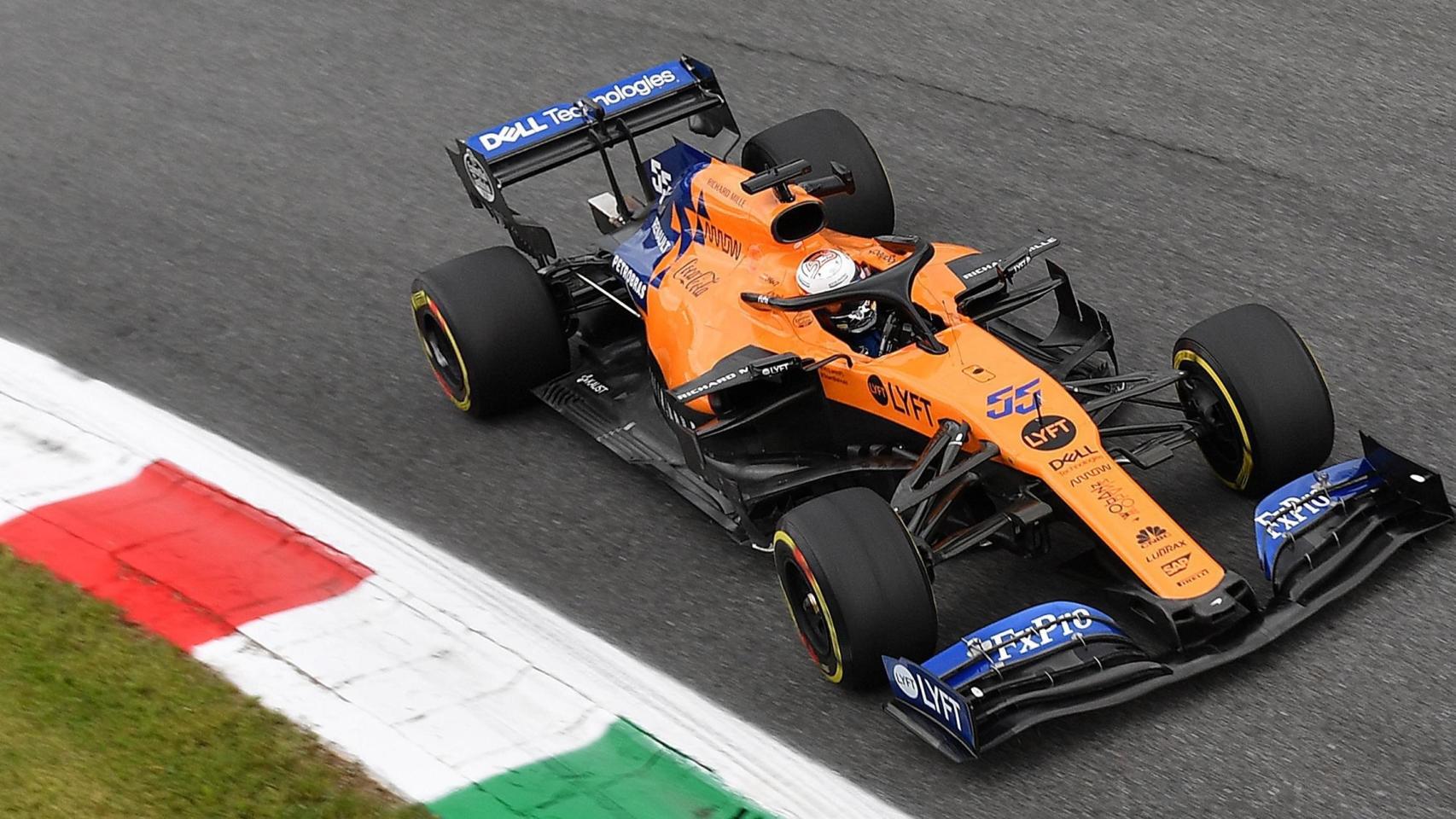 Carlos Sainz, en un momento del GP de Italia