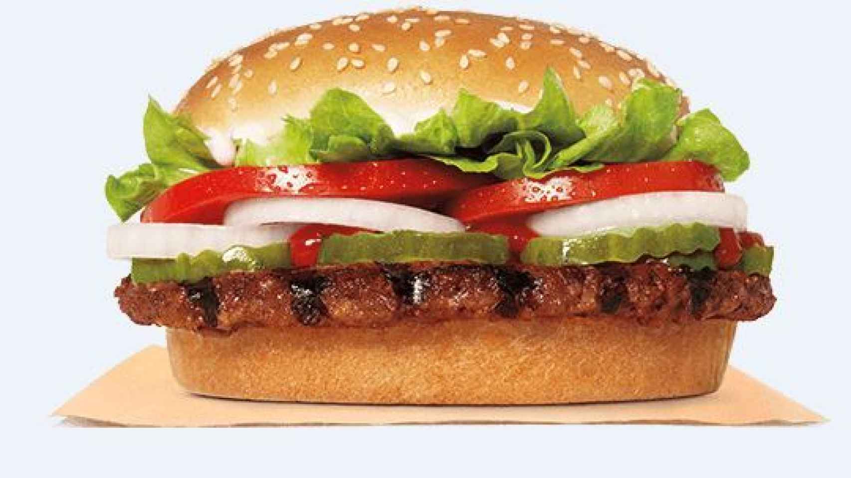 La hamburguesa vegana de Burger King.