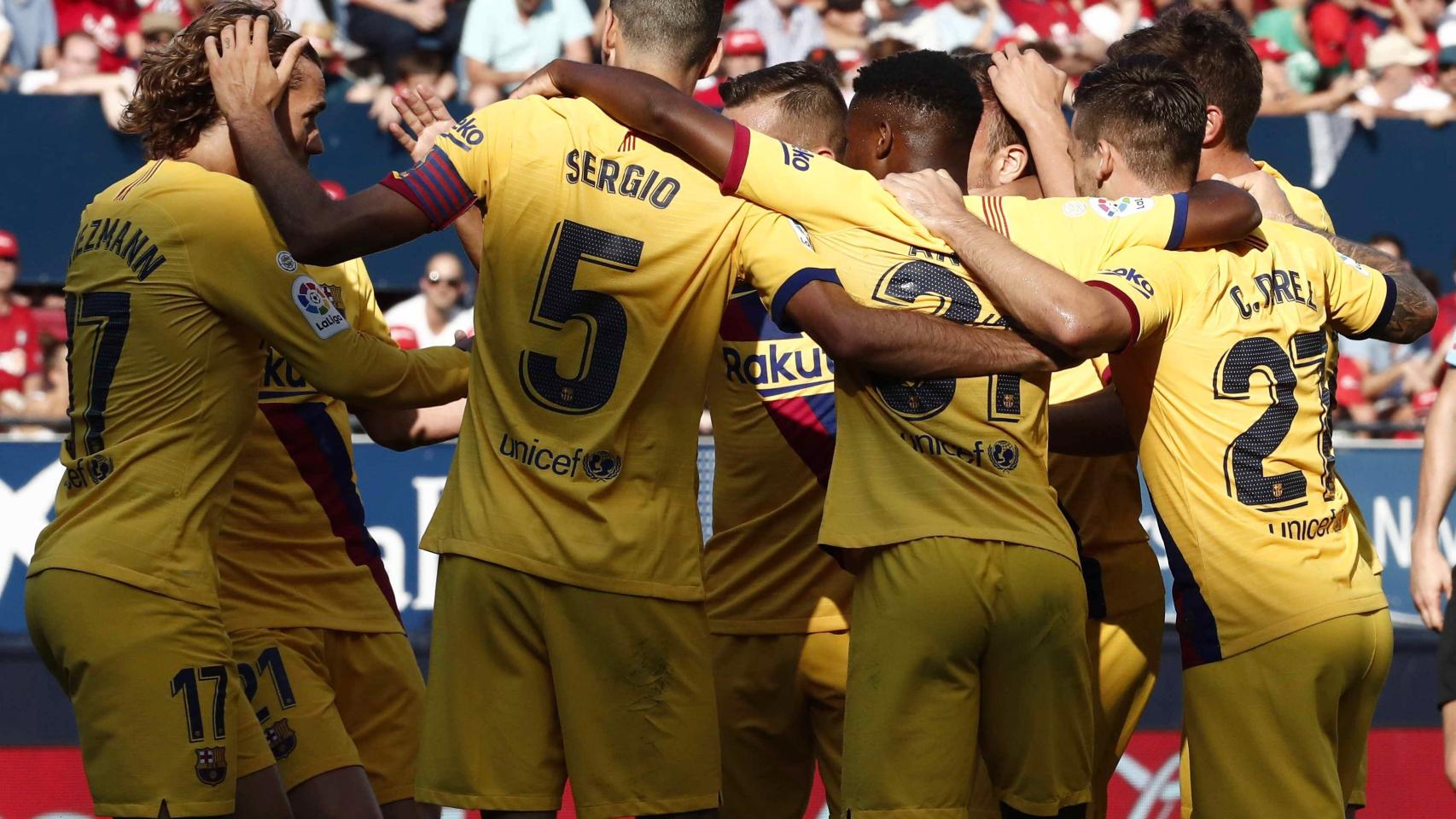 El Barça, líder en límite salarial