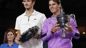 Rafa Nadal y Medvedev en el US Open