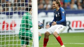 Griezmann, durante un momento del partido