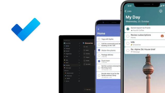 El reemplazo de Wunderlist listo para descargar: instala ya Microsoft To Do