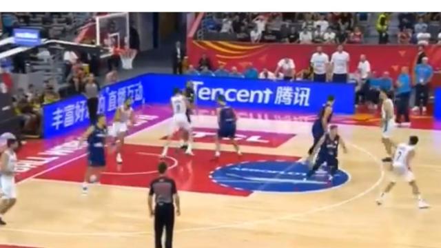 Jugada de Facundo Campazzo en el Argentina - Serbia del Mundial de baloncesto