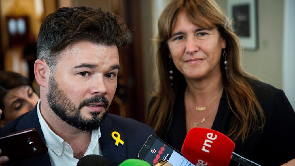 Gabriel Rufián, portavoz de ERC en el Congreso de los Diputados.