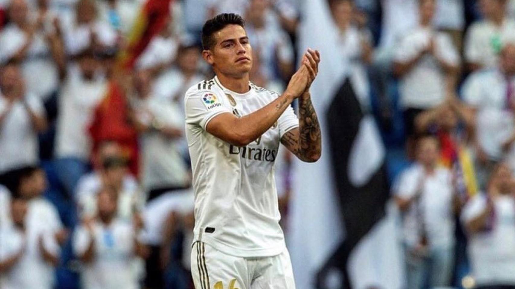 James Rodríguez, en un partido del Real Madrid. Foto: Instagram (@jamesrodriguez10)